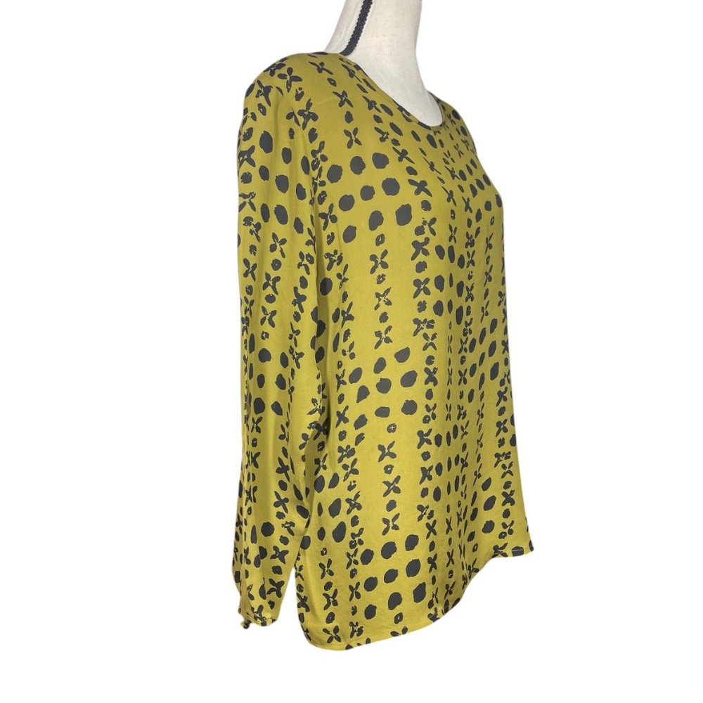 Ann May Silk Print Blouse - Picture 2 of 5